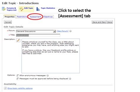 D2l Tips And Tricks Version 9 X Assessing Discussion Messages
