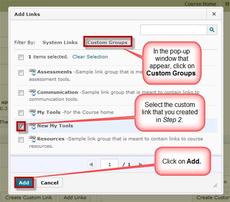 D2l Tool Tip Of The Week Customizing Your Navigation Bar And My Tools