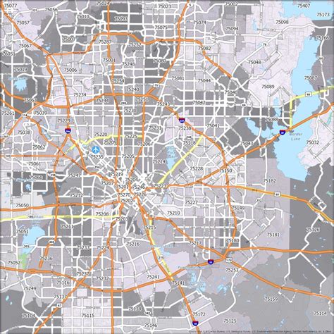 Dallas Zip Code Map Gis Geography Dallas Zip Code Map Gis Geography