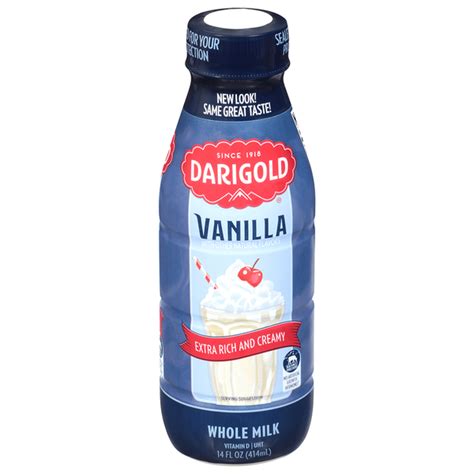 Darigold Vanilla Milk 14 Oz Bottled Milk High Protein For High Work