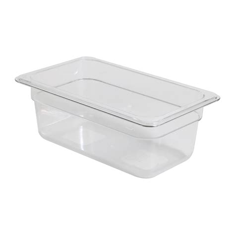 Darling Foodservice Clear 1 4 Size X 4 Amp Quot D Food Pan Wasserstrom