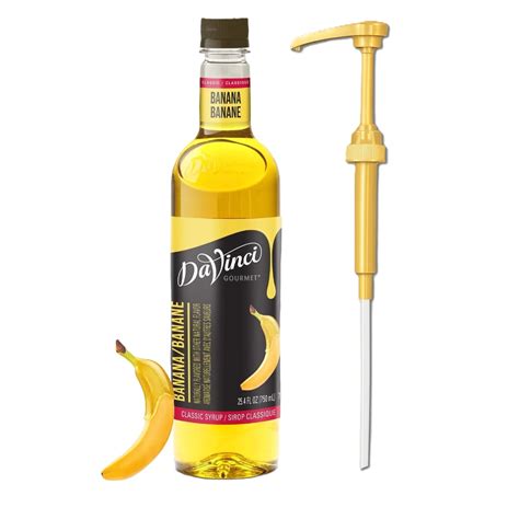 Davinci Gourmet Sugar Free Banana Syrup 25 4 Fl Oz Bottle Gold Pump Walmart Com Davinci Gourmet Sugar Free Banana Syrup 25 4 Fl Oz Bottle Gold Pump Walmart Com