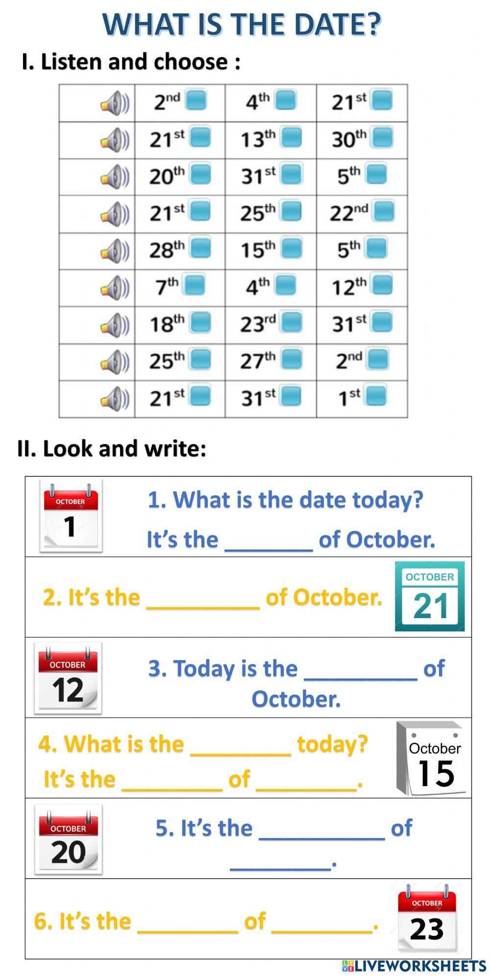 Days And Dates Online Worksheet For 4 You Can Do The Exercises Online
