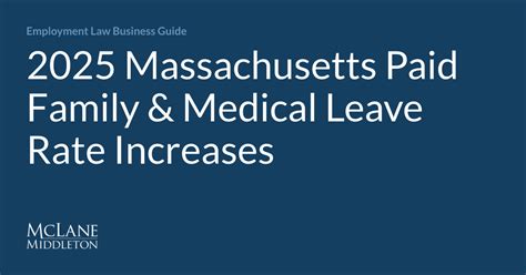 Deadlines Loom For Massachusetts Paid Family And Medical Leave Law Deadlines Loom For Massachusetts Paid Family And Medical Leave Law