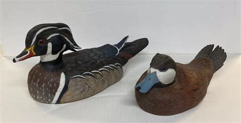 Decorative Hand Carved King Eider Drake Duck Decoy Values Mavin