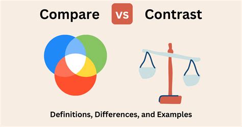 5 Ways Compare Contrast
