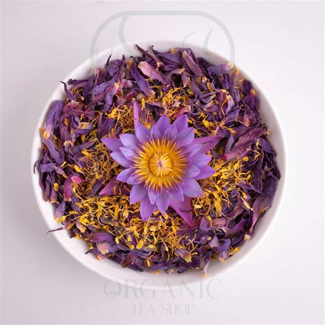 Dehydrated Blue Lotus Flower Nymphaea Caerulea Deep Dreams Tea Stress Relief