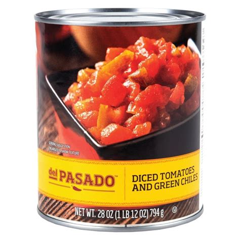 Del Pasado Diced Tomatoes And Green Chiles Us Foods Chef Amp 39 Store