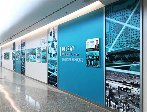 Delray Medical Center History Wall