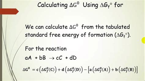 Delta G Rxn Formula Explained