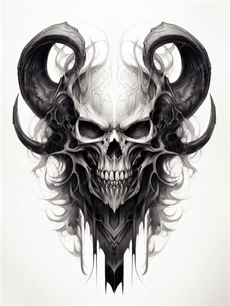 Demon Skull Tattoo Demon Skull Tattoo