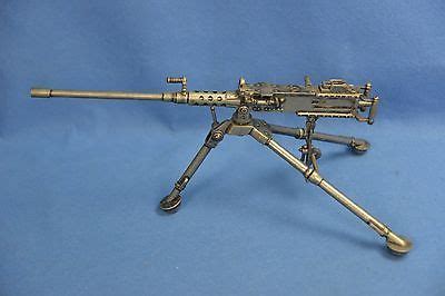 Denix Scale Model Of Browning M2 Ma Deuce Machine Gun Wwii Gray
