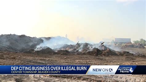 Dep Issues Compliance Order To Beaver County Slag Dump For Burning Solid Waste Without Permit