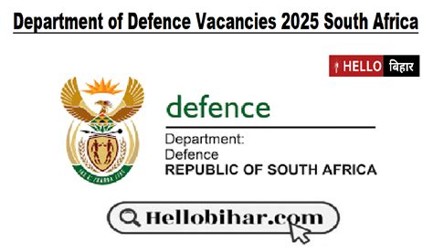 Department Of Defence Vacancies 2026 Apply For Job Opportunities At