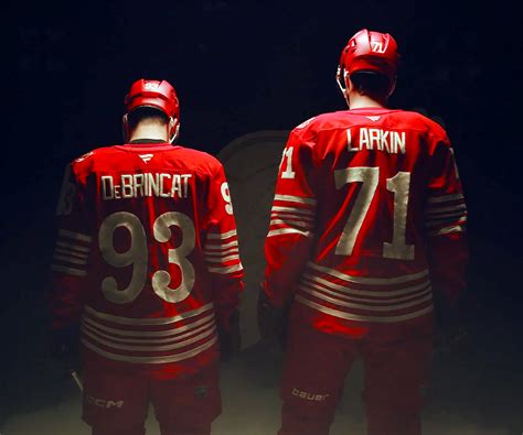 Detroit Red Wings Special Heritage Jersey Concepts With Team Logo Hockey Jersey Viraldes Store