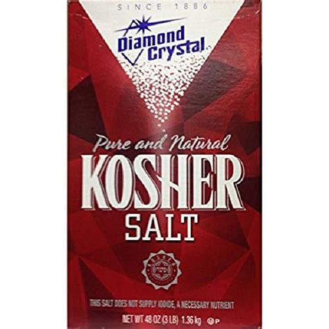 Diamond Crystal Cooking Kosher Salt 48 Ounce Pack Walmart Com