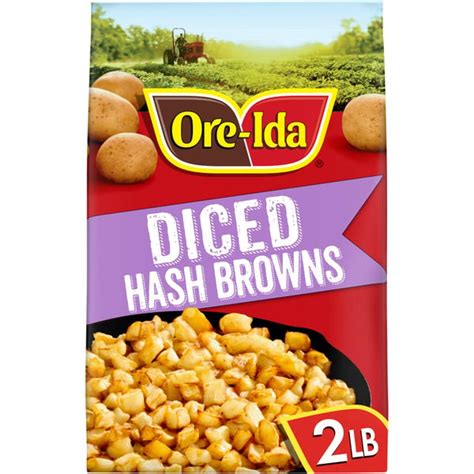 Diced Hash Brown Frozen Potatoes Ore Ida United States Products Heinz