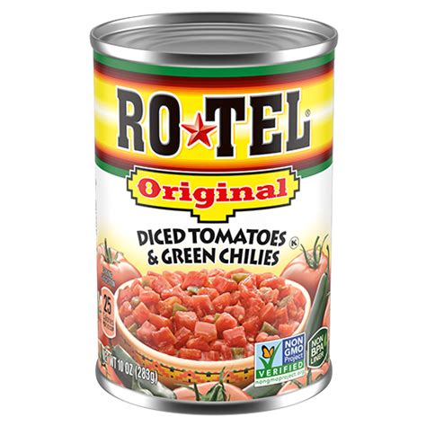Diced Tomatoes Ro Tel Green Chilies 8 10 Oz Cans Perfect For Chili Dips And Tex Mex Recipes Canned Tomatoes With Chilies