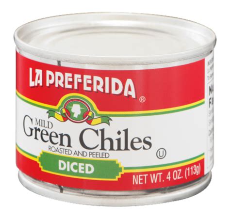 Diced Tomatoes With Green Chiles Sauce La Preferida