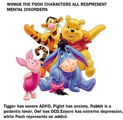 Did You Know Winnie The Pooh Characters Represent Different Mental Disorders Which Winnie The Pooh Character Is Your Favourite Specialeducationteachers Sped Specialneeds Specialeducationclassroom Mentalhealth Winniethepooh Anxiety Adhd