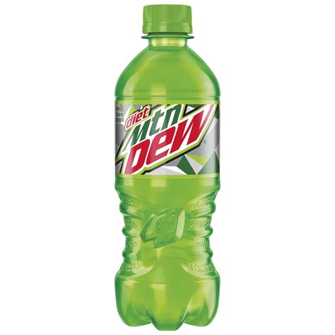 Diet Mountain Dew Citrus Soda Pop 20 Oz Bottle Walmart Com
