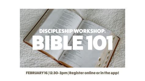 Discipleship 101 What Is The Bible