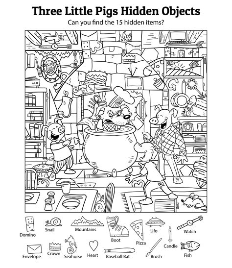 Discover Fun And Educational Hidden Objects Worksheets For Kids