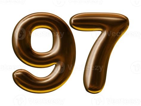 Dise O N Mero 97 En Render 3D 19552877 Png