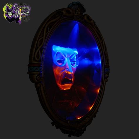 Disney Shopping Walt Disney Collectibles Disney Villains Snow White And The Seven Dwarfs 70Th Anniversary Light Up Full Size Two Way Mirror Replica Big Figure Big Fig Statue Evil Queen Magic Mirror With Slave