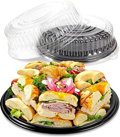 Disposable Cookie Trays With Lids Bites Delivery Trays Disposable Cookie Trays With Lids Bites Delivery Trays