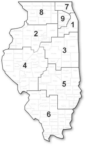 District Map Illinois Music Education Association