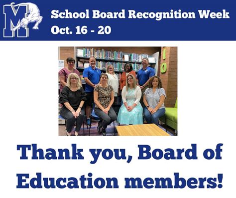 District Recognizes Boe During School Board Recognition Week
