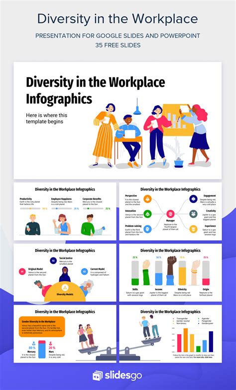 Diversity In The Workplace Infographics Google Slides Ppt