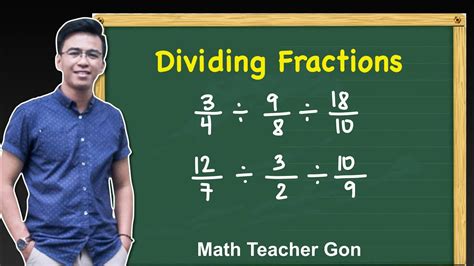Dividing Fractions Part 3 How To Divide Three Fractions Youtube Dividing Fractions Part 3 How To Divide Three Fractions Youtube