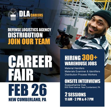 Dladistribution Jobfair Hiring Warehousepositions Federaljobs Dlacareers Newcumberlandpa Centralpennsylvania Usajobs Dla Careers