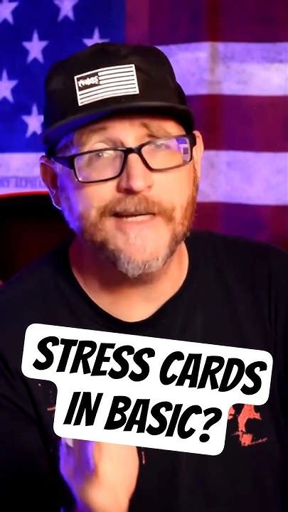 Do Army Soldiers Really Get Stress Cards In Basic Training Youtube