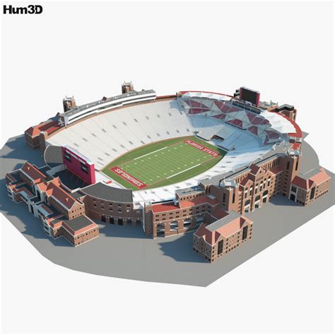 Doak Campbell Stadium 3D Model Architecture On Hum3d Doak Campbell Stadium 3D Model Architecture On Hum3d