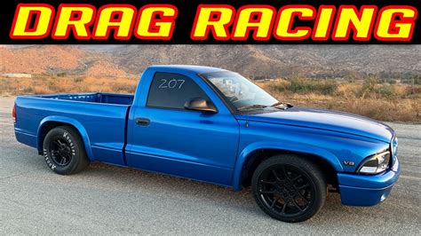Dodge Dakota R T Beats Ram 1500 R T At Drag Races Youtube