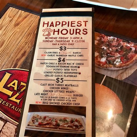 Does Lazy Dog Have Happy Hour