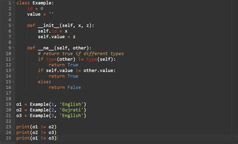 Does Not Equal in Python