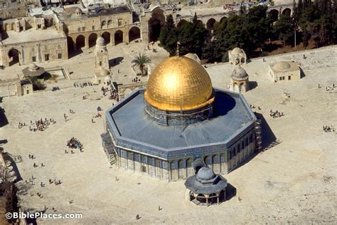Dome Of The Rock Bibleplaces Com Dome Of The Rock Bibleplaces Com