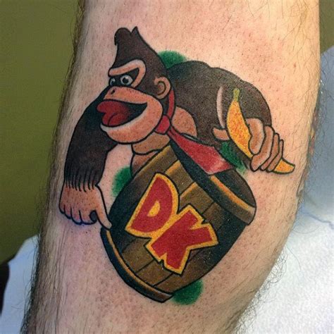 Donkey Kong Tattoo Designs