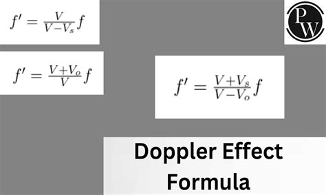 Doppler Effect Formula Explained