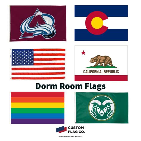Creative Ideas for Dorm Flags to Display Your School Spirit