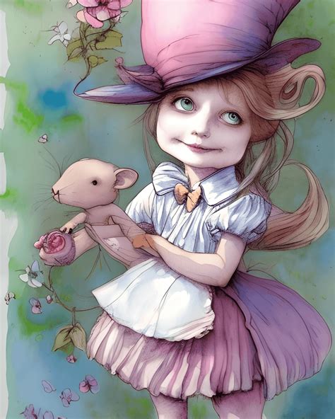 Dormouse in Alice Wonderland