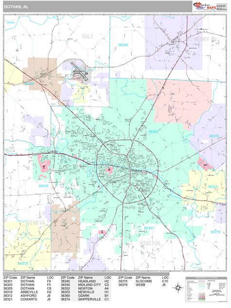 Dothan Alabama Zip Code Map At Mark Villa Blog