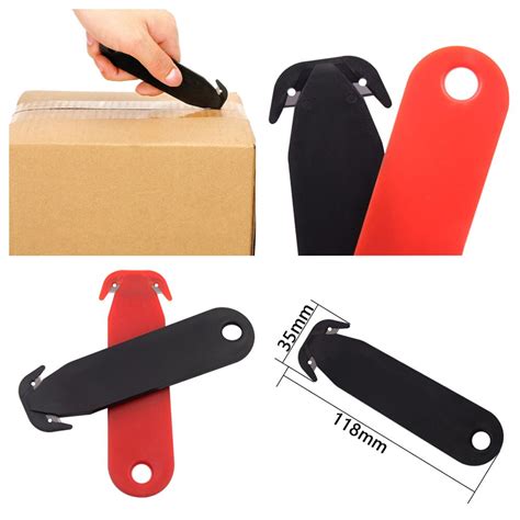 Double Edged Safety Box Cutter Multi Tool Metal Bo Grandado Double Edged Safety Box Cutter Multi Tool Metal Bo Grandado
