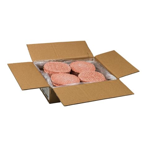 Double Red Provisions Ground Beef Patty 6 Ounce Size 27 Per Case