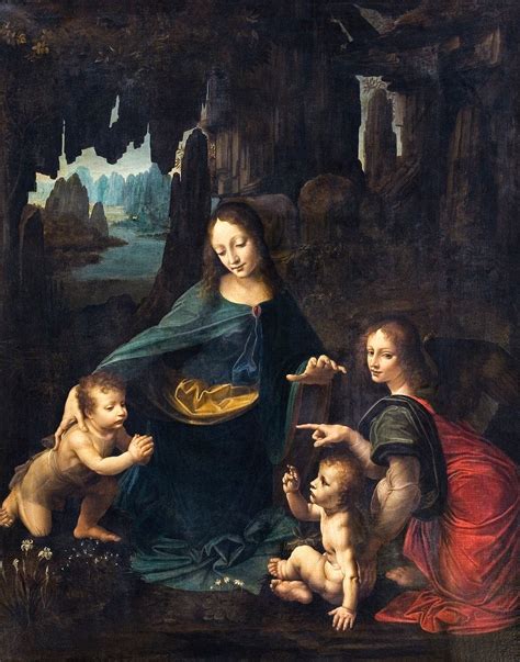 Download Free Image Of The Virgin Of The Rocks Ca 1601 1700 Painting