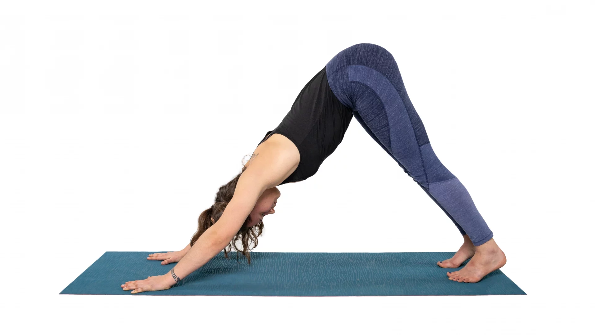 Downward Facing Dog Pose Most Common Yoga Poses Pictures Popsugar